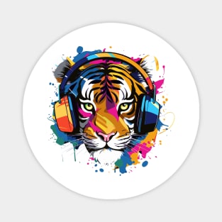 Colorful Tiger Magnet